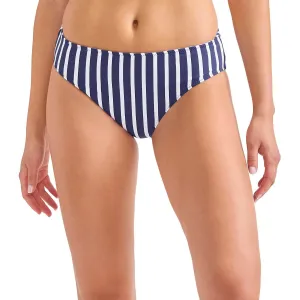 Womens Tommy Bahama Swimwear Tommy Bahama Coastline Stripe Reversible High Waist Bottom - Mare Navy