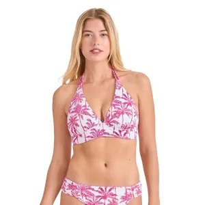 Womens Tommy Bahama Swimwear Tommy Bahama Island Cays Point Reversible Halter Top - Pink Maui