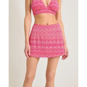 Womens Tommy Bahama Swimwear Tommy Bahama Island Cays Point Skort Bottom - Pink Maui *