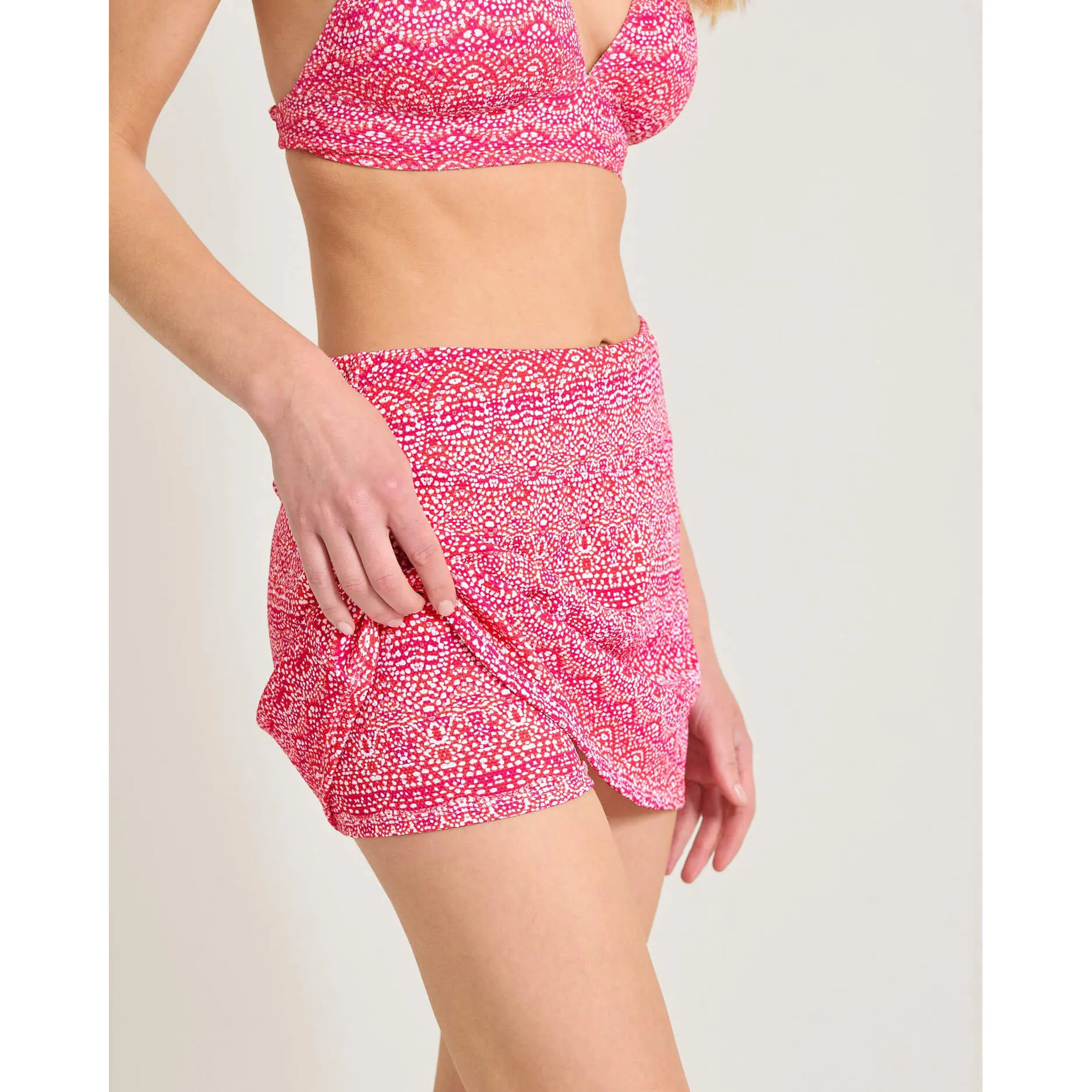 Womens Tommy Bahama Swimwear Tommy Bahama Island Cays Point Skort Bottom - Pink Maui *