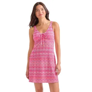 Womens Tommy Bahama Swimwear Tommy Bahama Island Cays Point V Spa Dress Cover Up - Pink Maui *