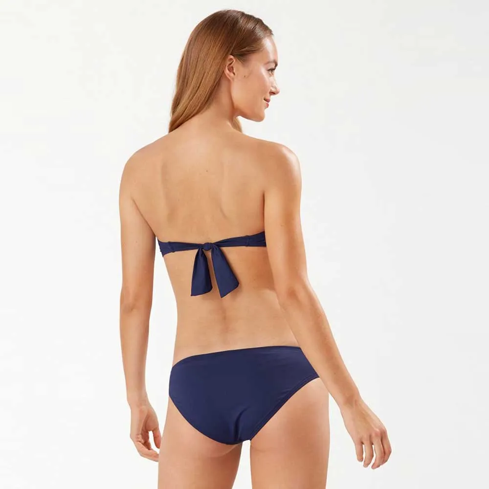 Womens Tommy Bahama Swimwear Tommy Bahama Pearl Twist Bandeau Bra Bikini Top - Mare Navy