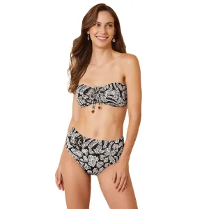 Womens Tommy Bahama Swimwear Tommy Bahama Playa Brava Bandeau Top - Black*