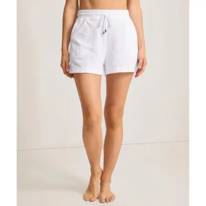 Womens Tommy Bahama Swimwear Tommy Bahama Textured Spa Terry Short Cover Up - White